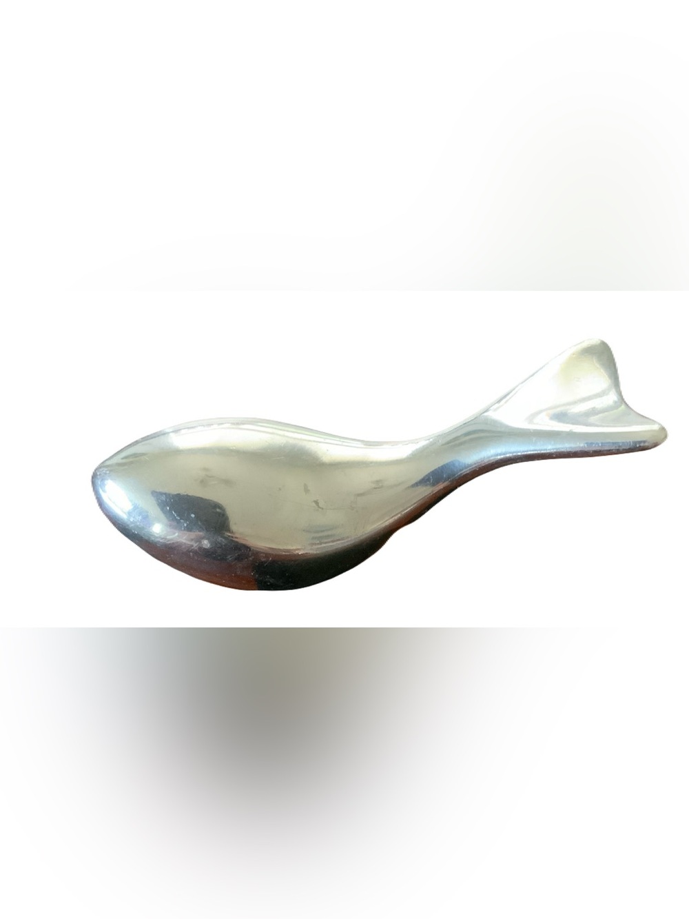 Vintage Hoselton Canada Aluminum Whale Sculpture Signed.